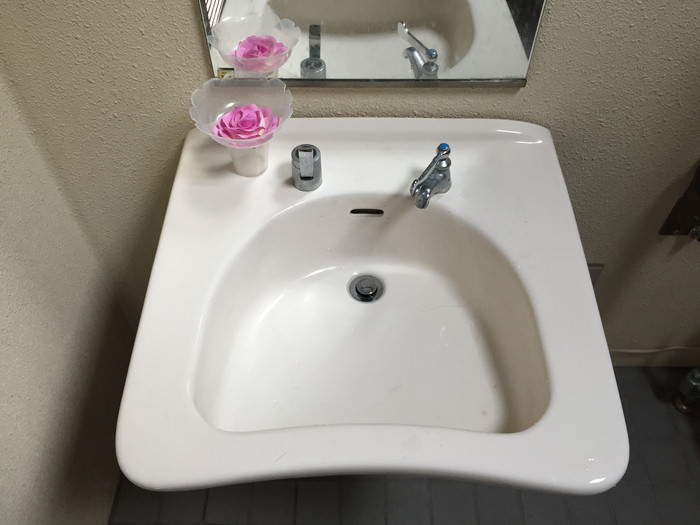 枚方宿のトイレの手洗い所